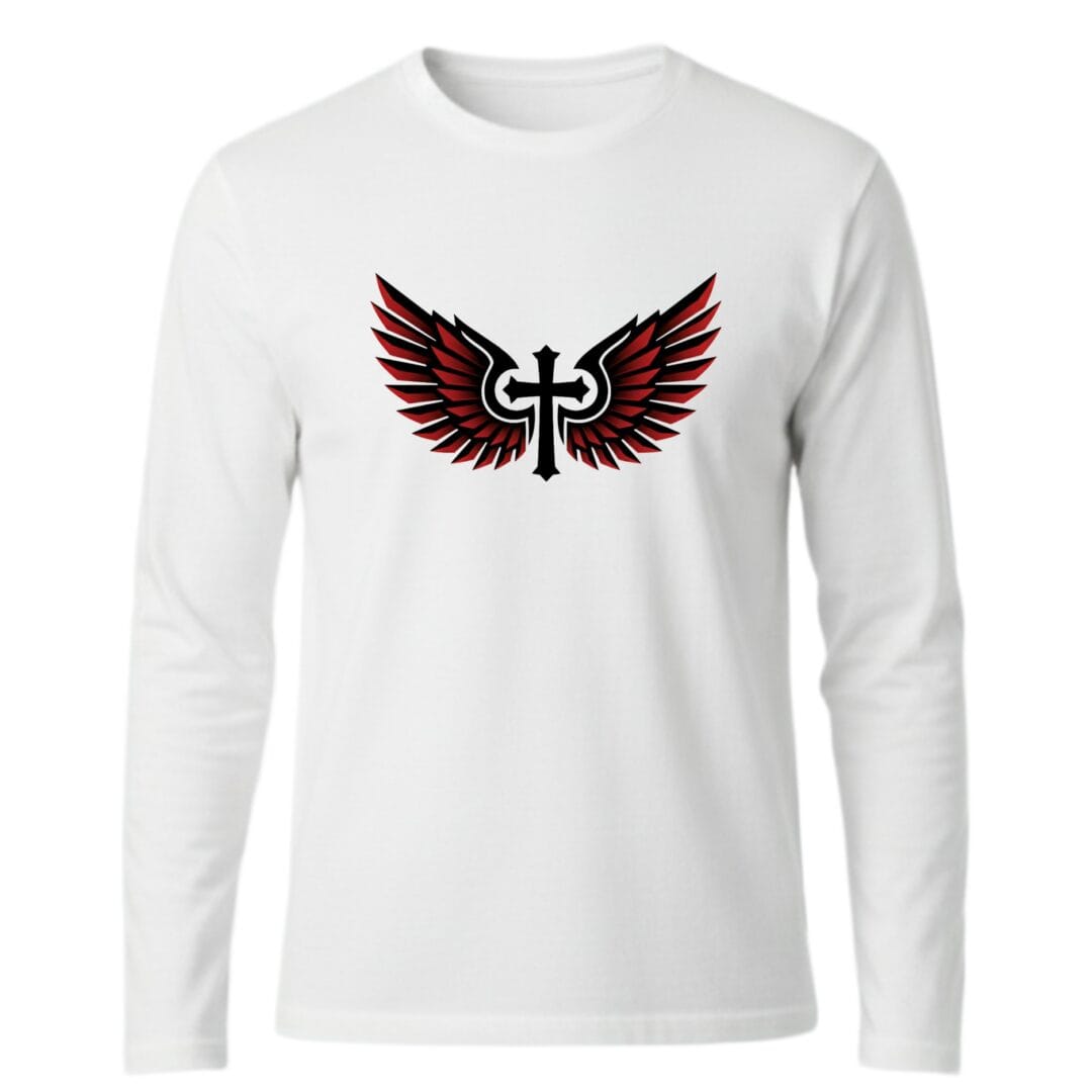 camibuso cruz con alas Rojas