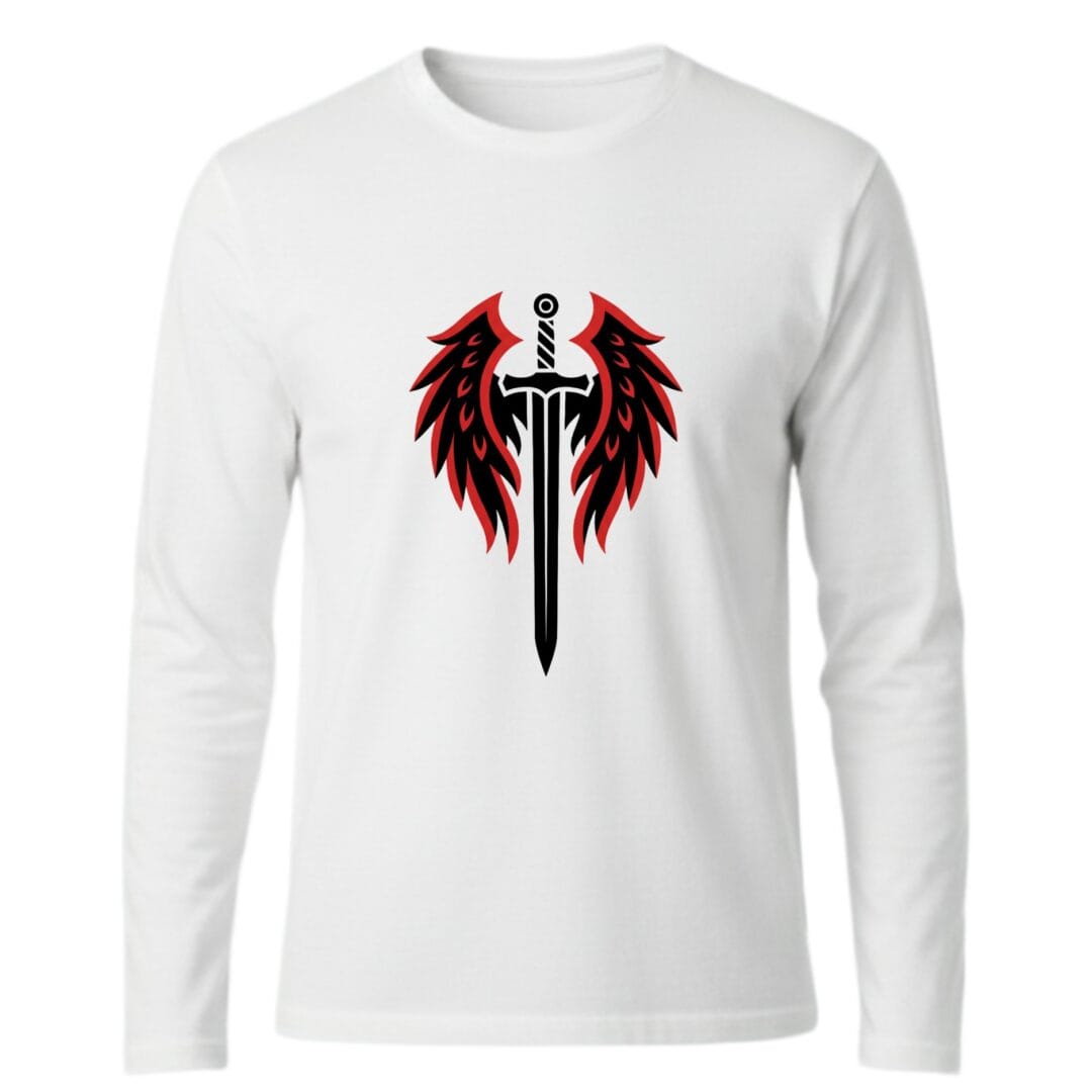 camibuso espada con alas rojas