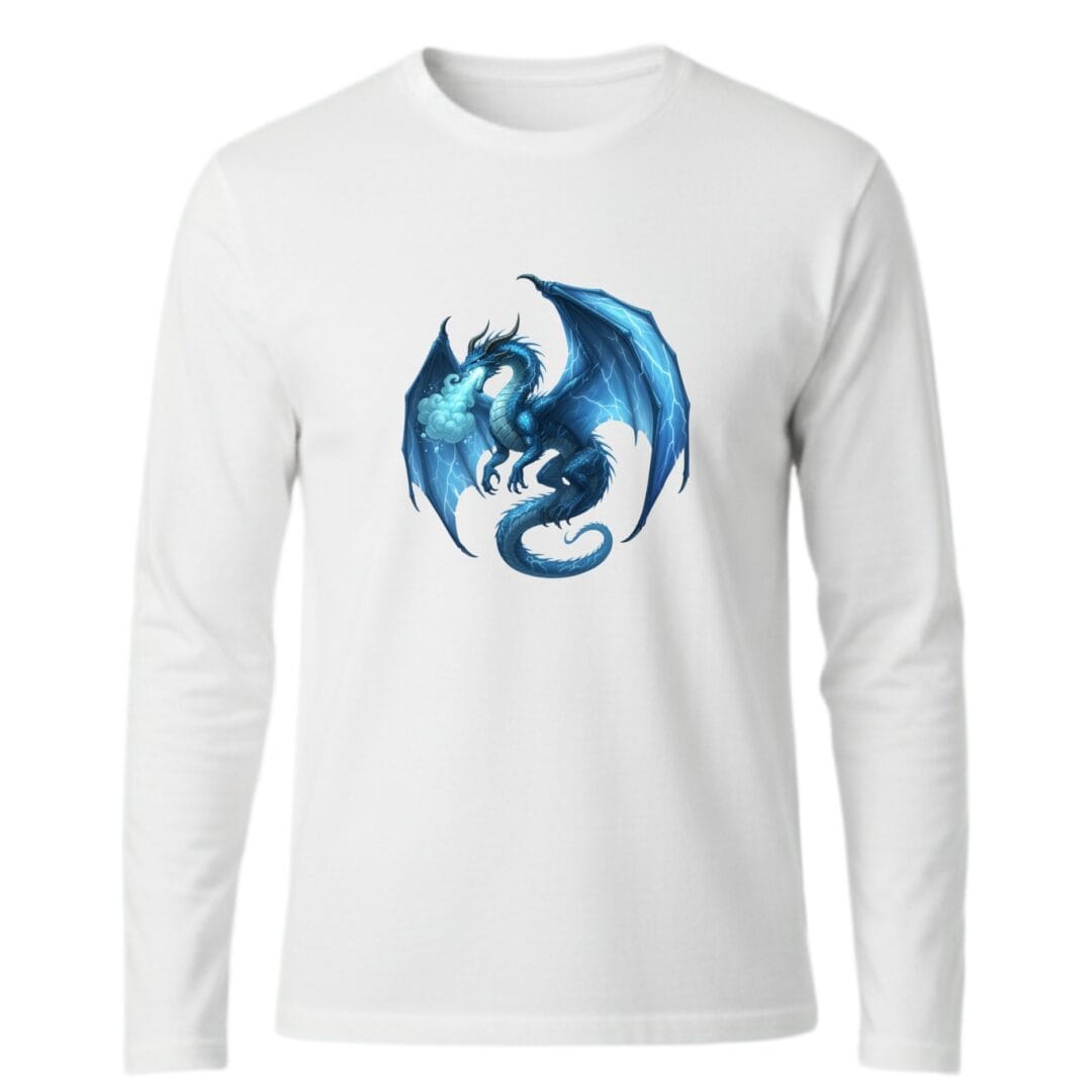 camibuso dragón azul de hielo