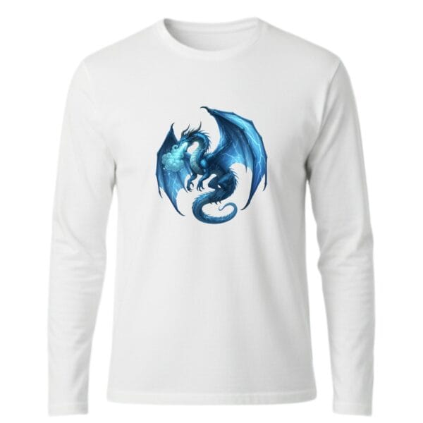 camibuso dragón azul de hielo