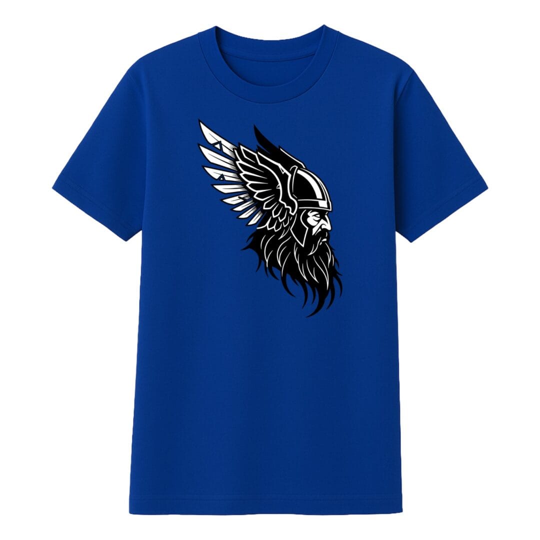 vikingo con casco alado