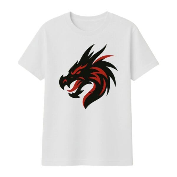 Dragón Rojo con negro