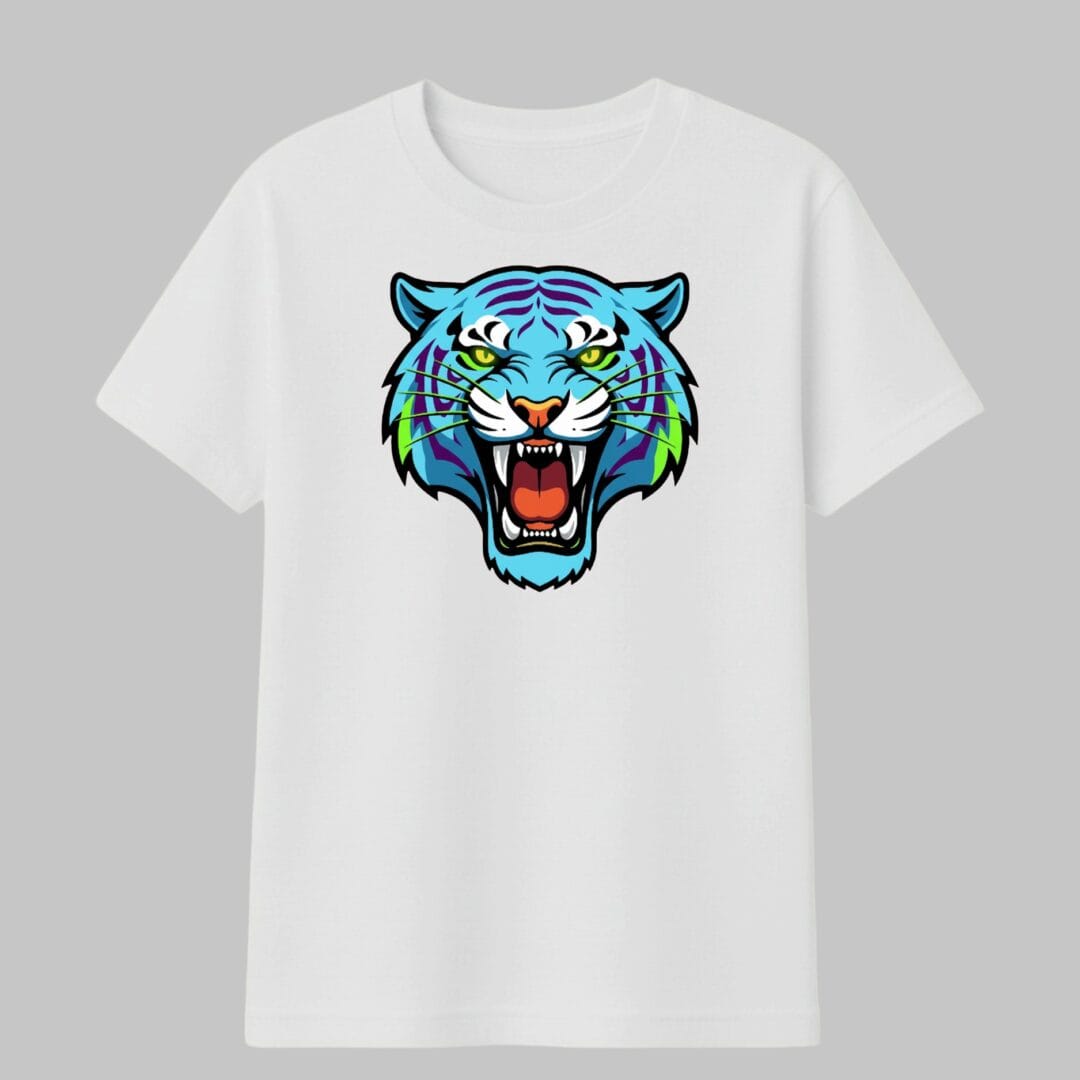 Tigre Ruge de colores