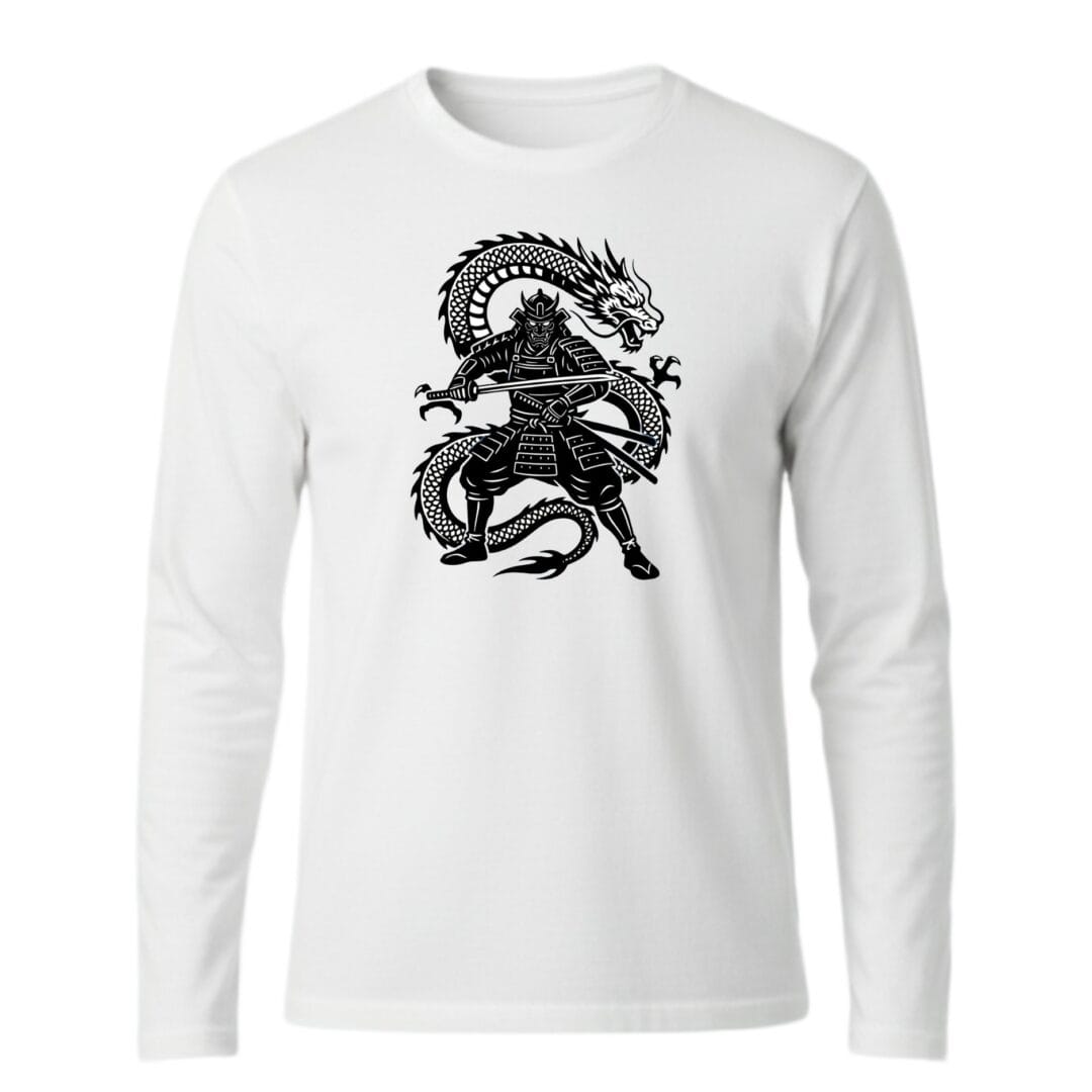 camibuso samurái con dragón