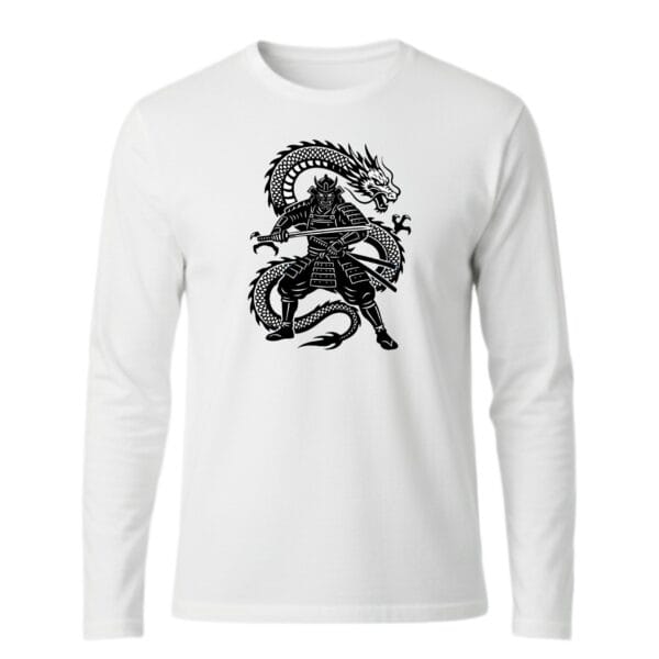 camibuso samurái con dragón