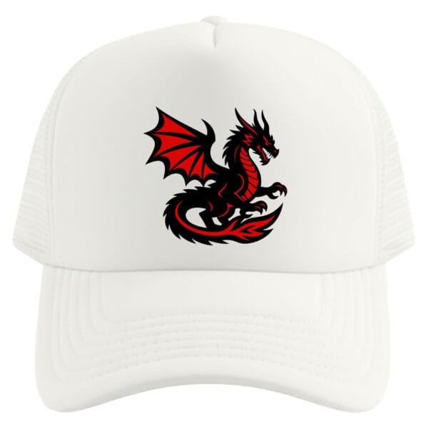 gorra dragón rojo