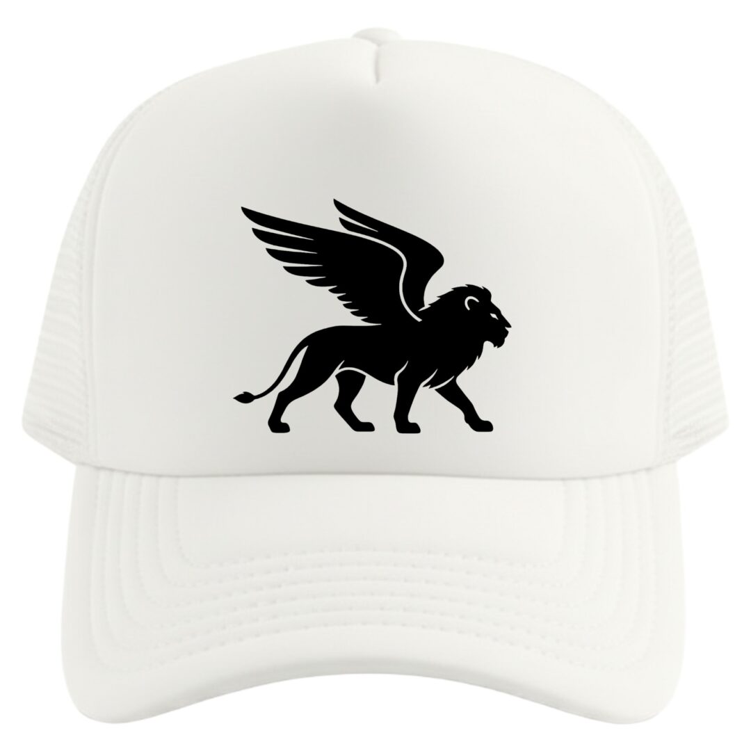 gorra león  alado