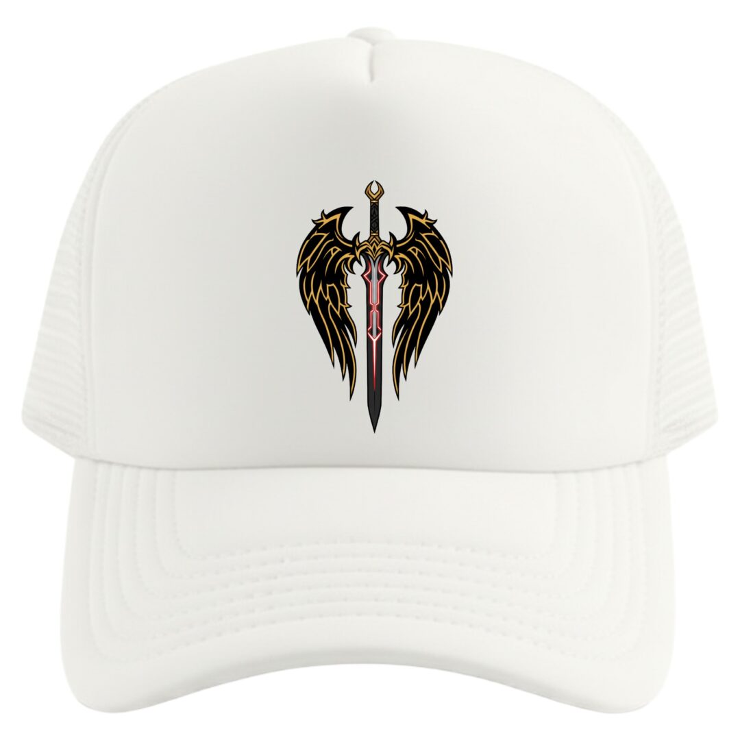 gorra espada con alas doradas