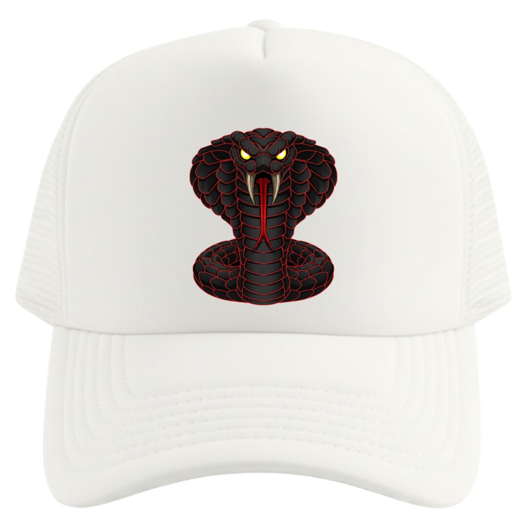 gorra serpiente roja