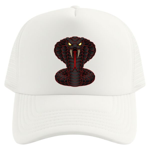 gorra serpiente roja