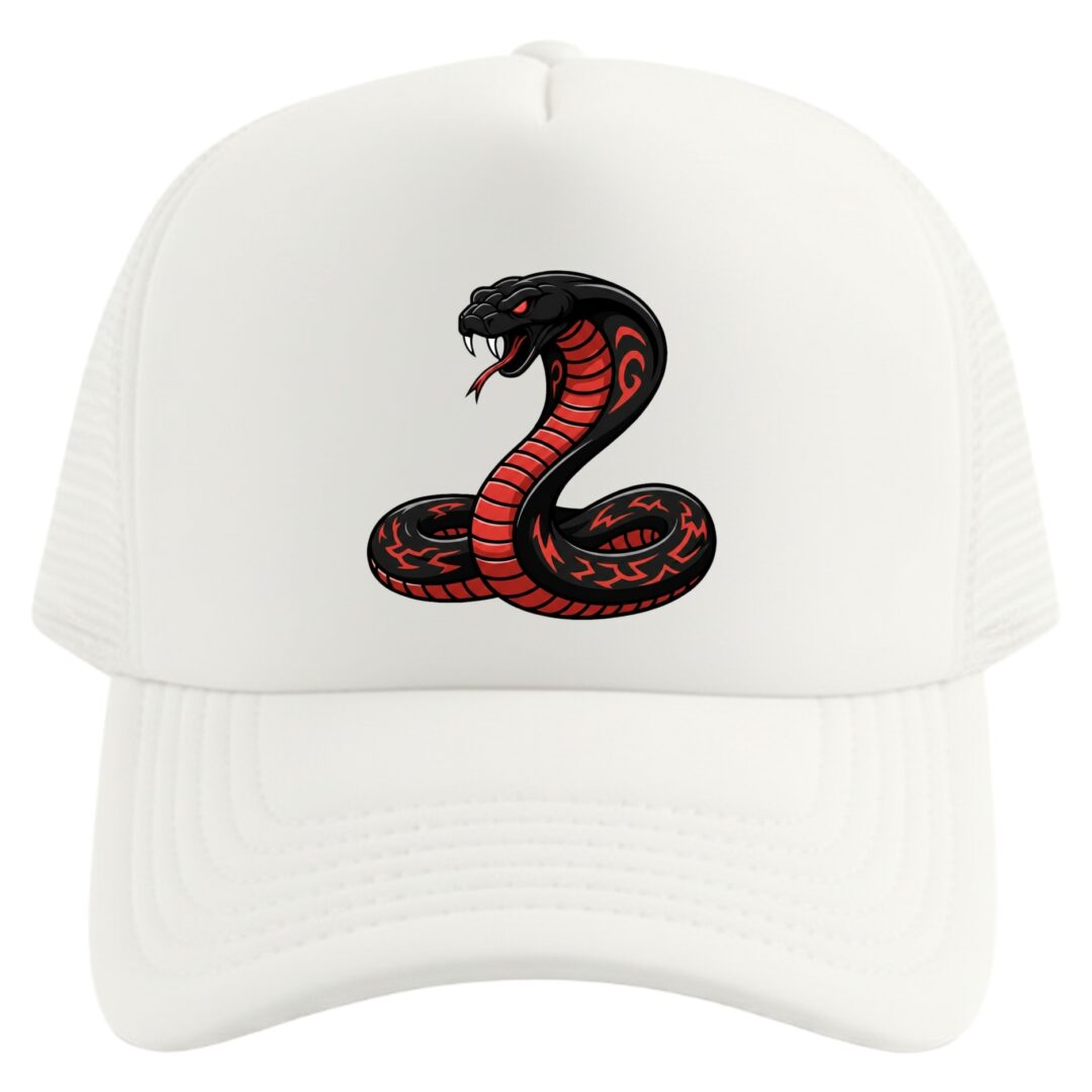 gorra serpiente Roja
