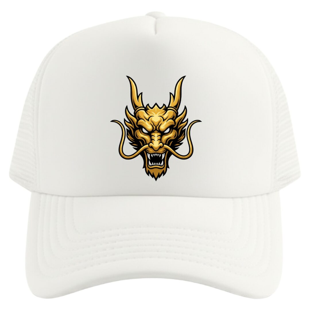 gorra dragón dorado