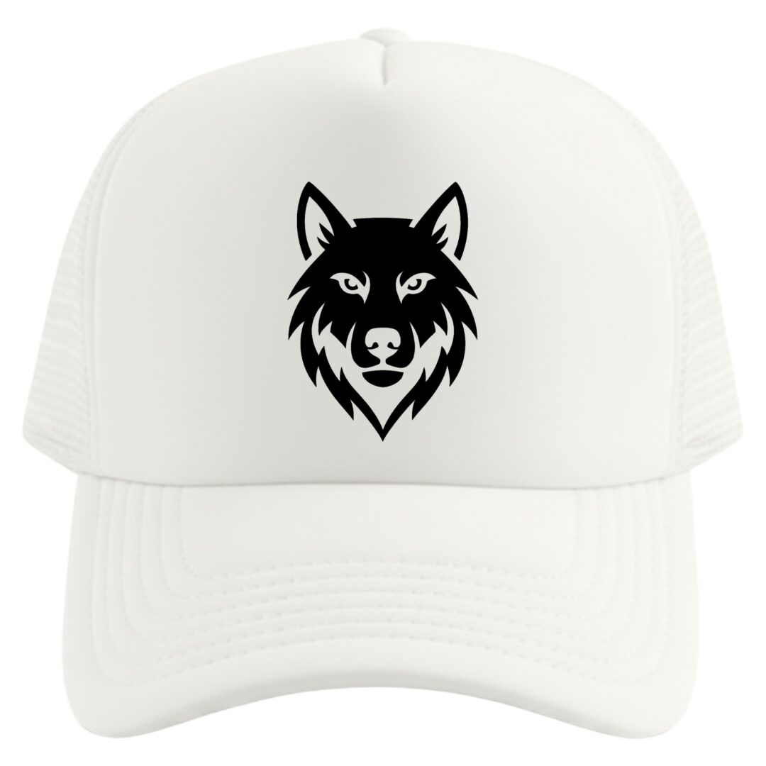 gorra  cara de lobo