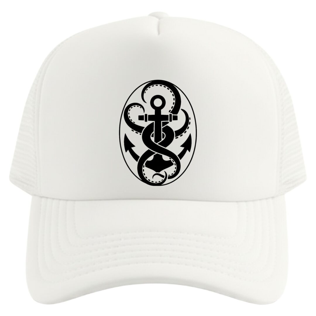 gorra ancla con kraken